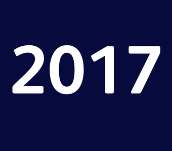The year &ldquo;2017&rdquo; displayed in white text on a dark blue background.