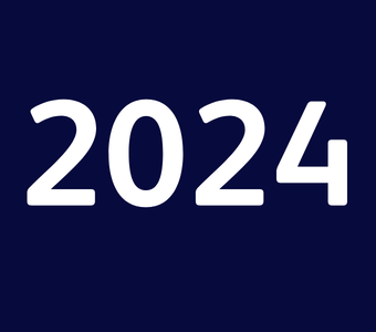 The year &ldquo;2024&rdquo; displayed in white text on a dark blue background.