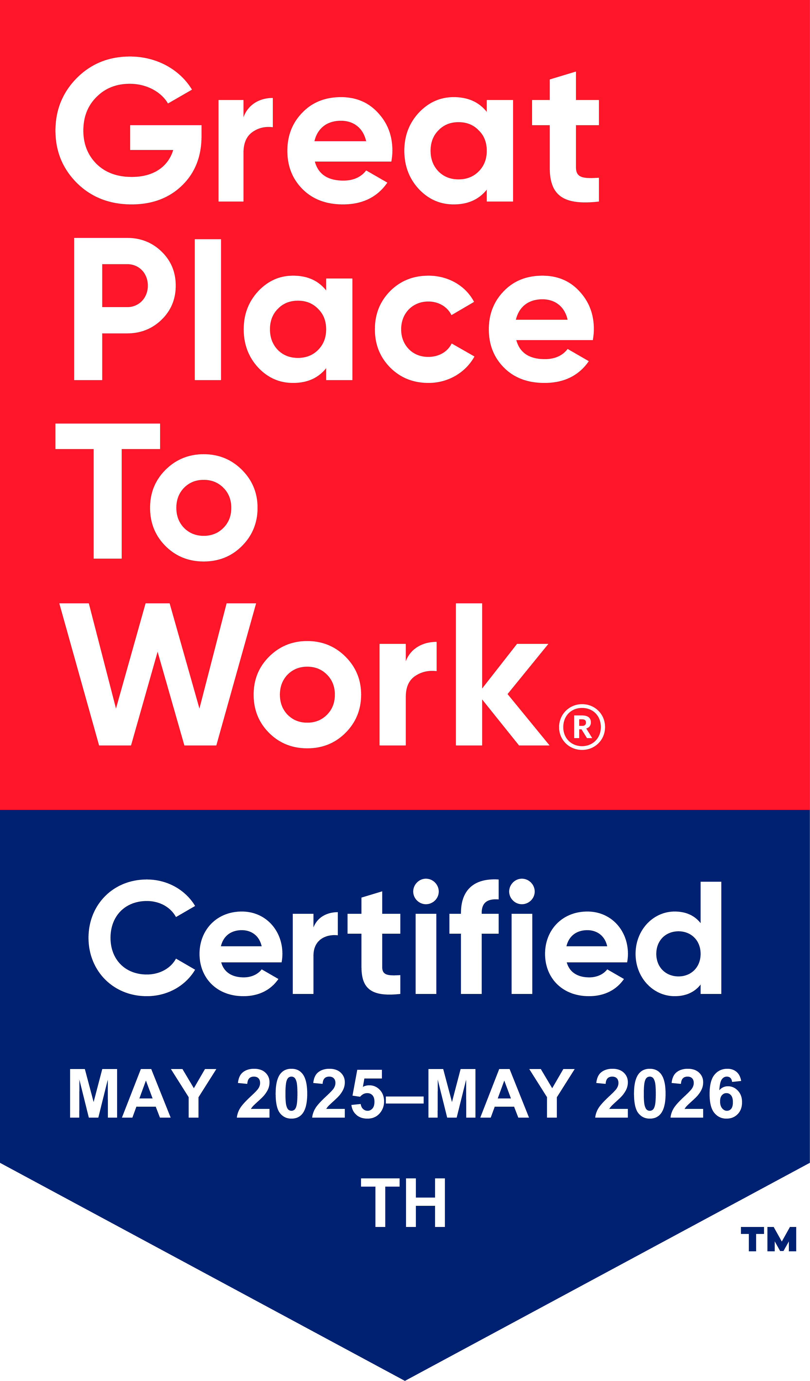 great placed to work certified award