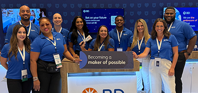 Group of BD associates at event