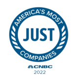 America's most just companies award, given by CNBC in 2022