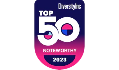 Diversity Inc's Top 50 companies for diversity award, given in 2021