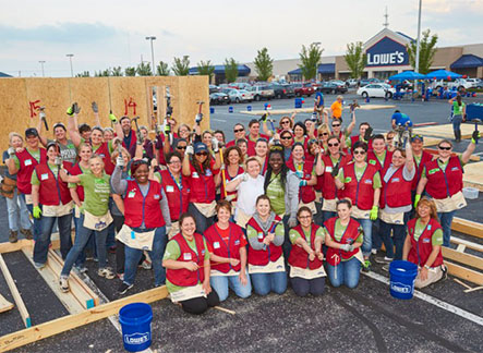 Lowe's Team on Site