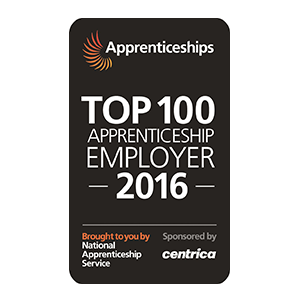 Top Apprenticeship Employer 2016