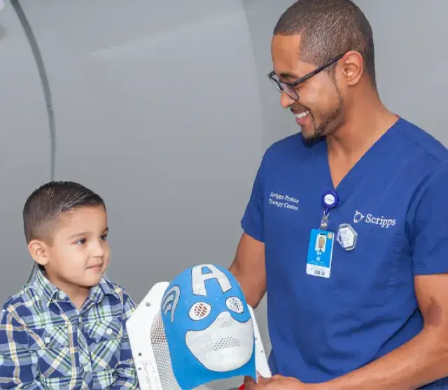 therapy doctor with a childe