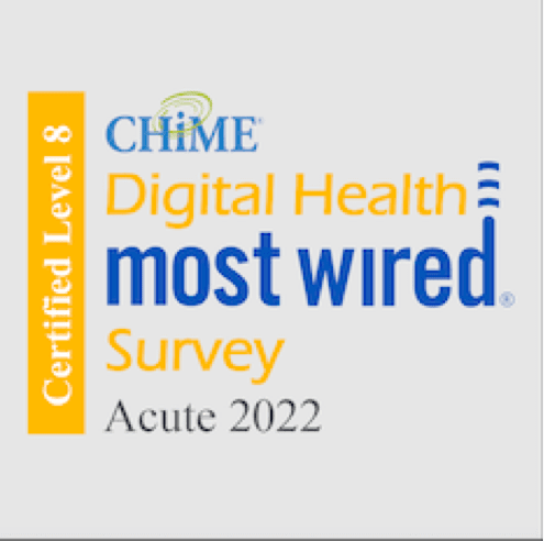certified level 8 chime digital health most wired survey
