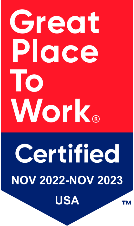 great place to work certified november 2022 - november 2023