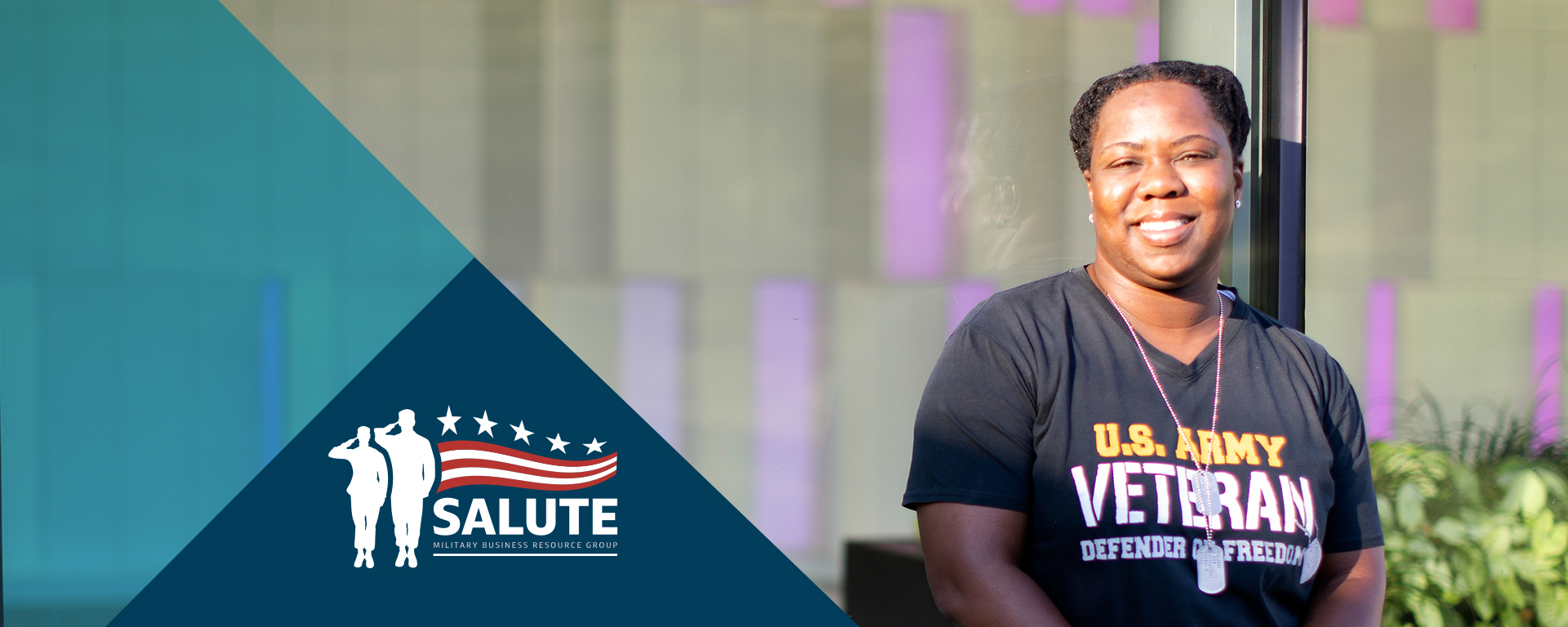 Capital One associate enjoys the weather outside and talks about her experience being supported as a veteran at Capital One