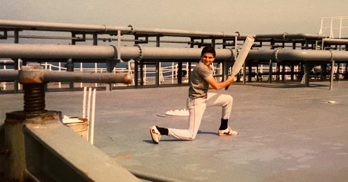 Sanjiv, Capital One Financial Services president, plays cricket in his early career