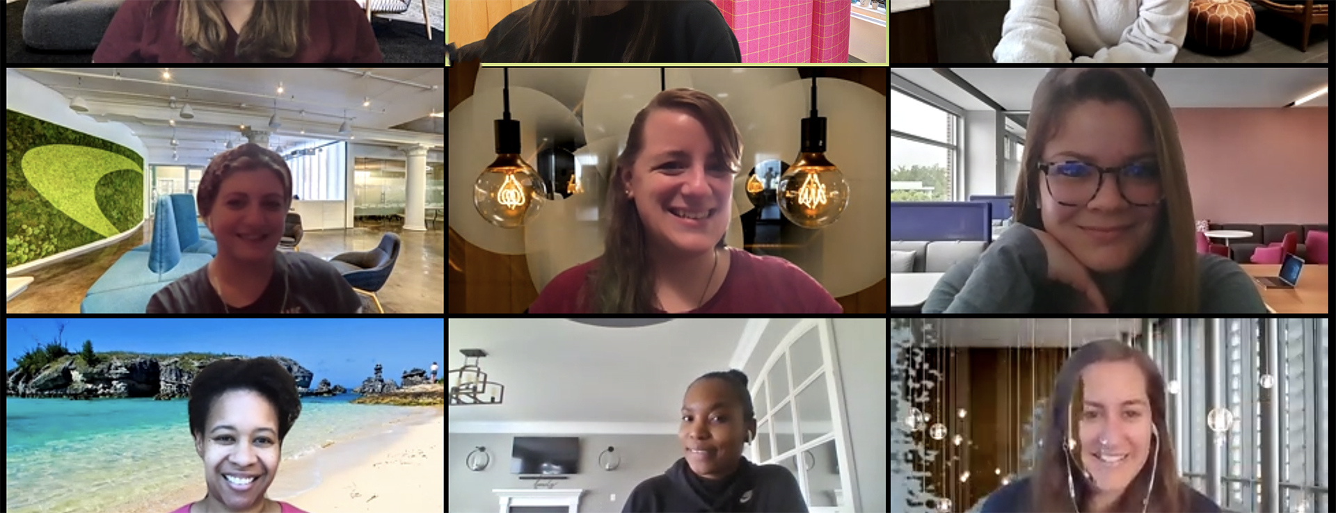 Capital One provides Zoom backgrounds for virtual interviews and meetings