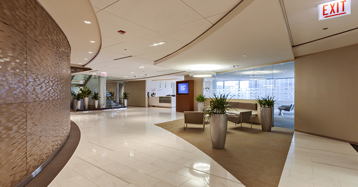 Capital One Chicago office location lobby area
