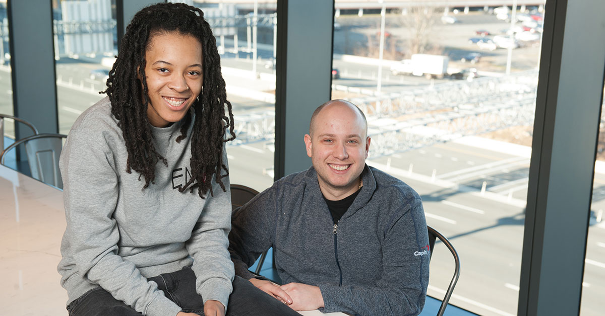 woman software engineer with her mentor