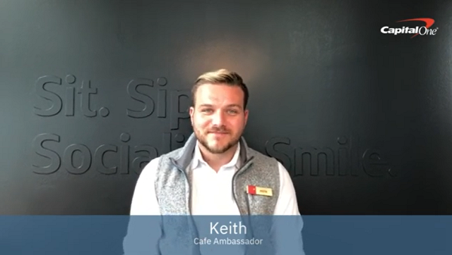 Watch Video: Keith talks about the benefits and resources provided at Capital One.