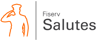 Fiserv Salutes logo