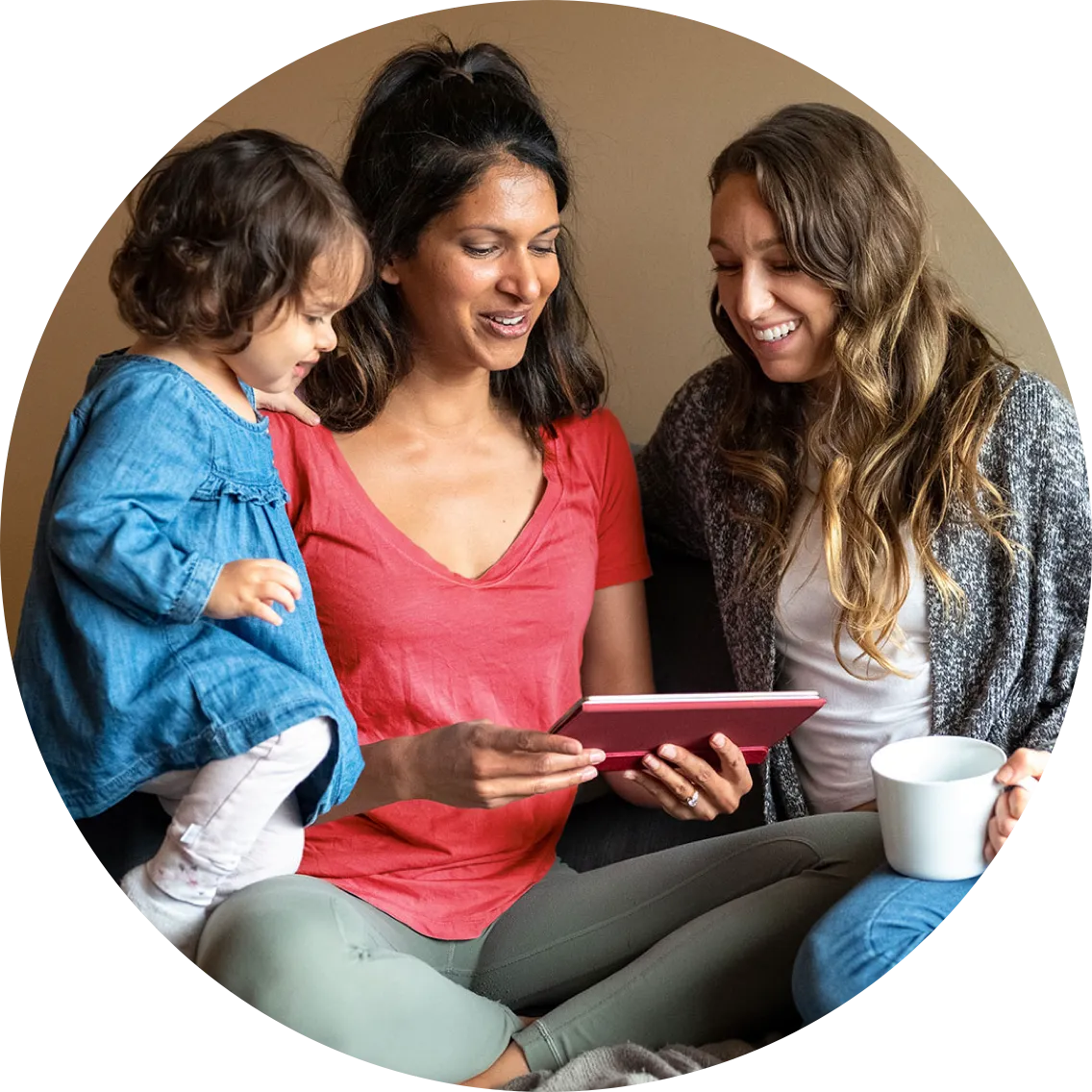 People watching phone