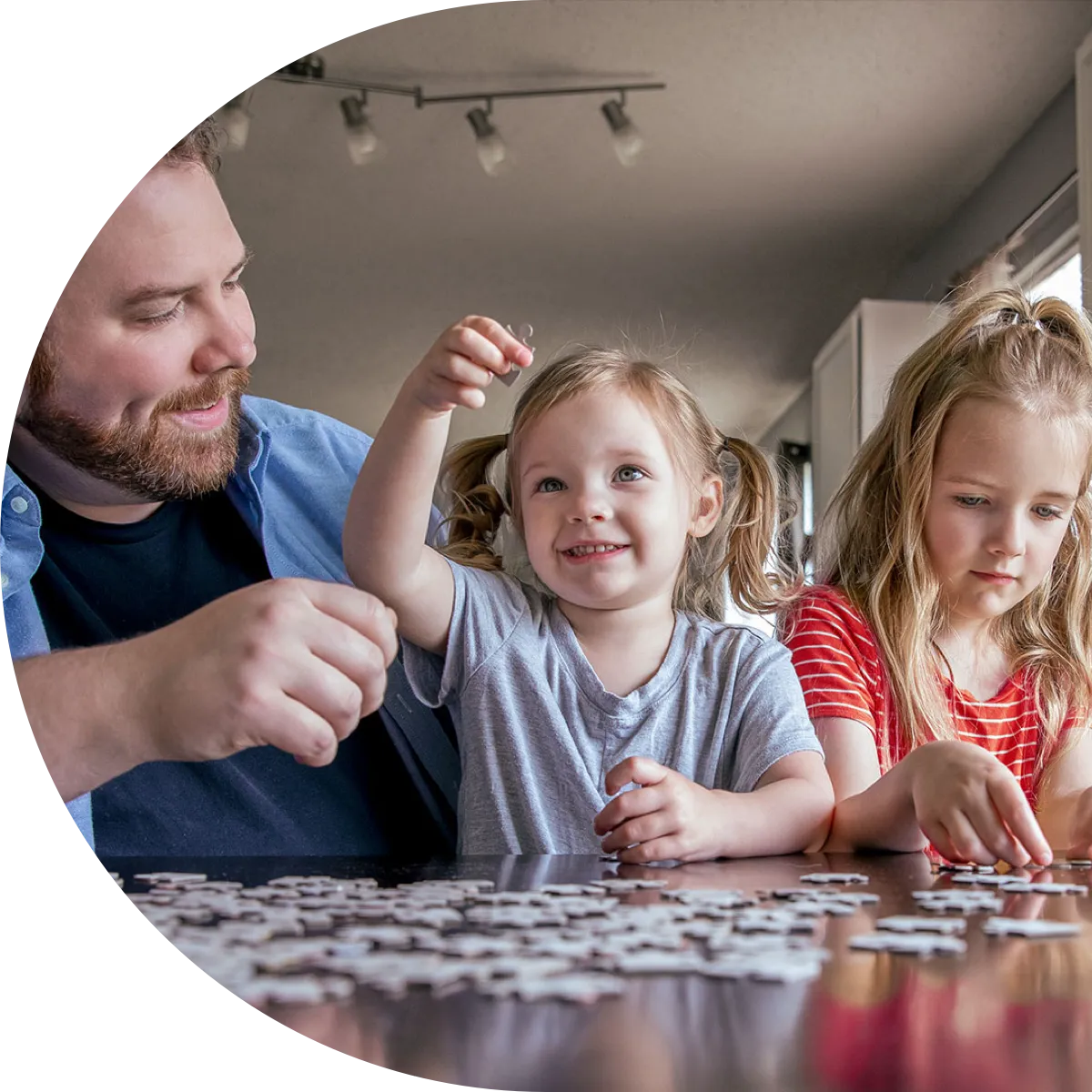 Person playing with Kids