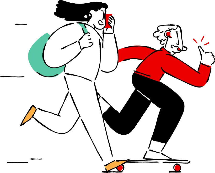 Customer support vector art