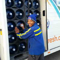 our drivers bring a variety of different experiences to the job chris a member of our readyrefresh service team was working as a pizza delivery driver
