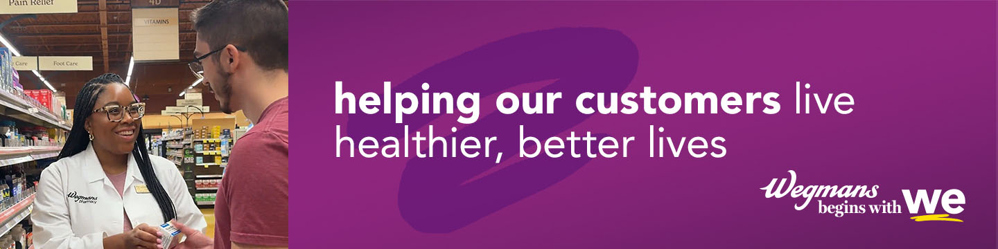 We are hiring leaders and innovators. Wegmans begins with we.