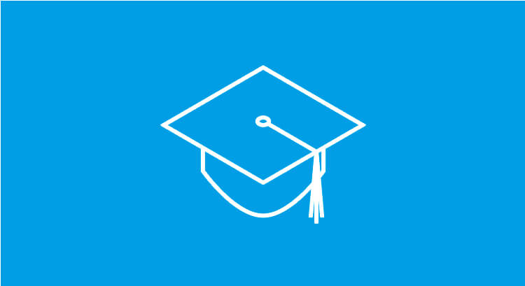 icon depicting a graduation cap