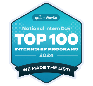 Top 100 Internship Programs by Yello/WayUp Award Badge