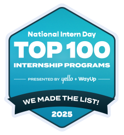 Top 100 Internship Programs by Yello/WayUp Award Badge