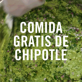 Chipotle Crew member builds a bowl with guacamole on top