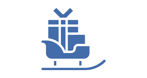 Transparent Sleigh Icon