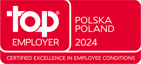 Top Employer - Polska Poland 2024 - Certified Excellence in Employee Conditions
