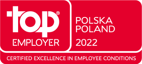 Top Employer - Polska Poland 2022 - Certified Excellence in Employee Conditions