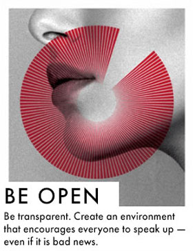 Be open