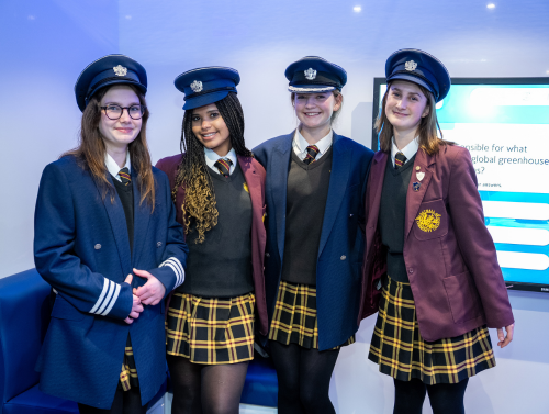 British Airways host students at Downing Street
