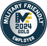 Military Friendly 2024 Gold Employer