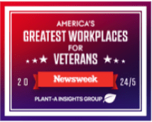 America's Greatest Workplaces for Veterans Newsweek 2024/25