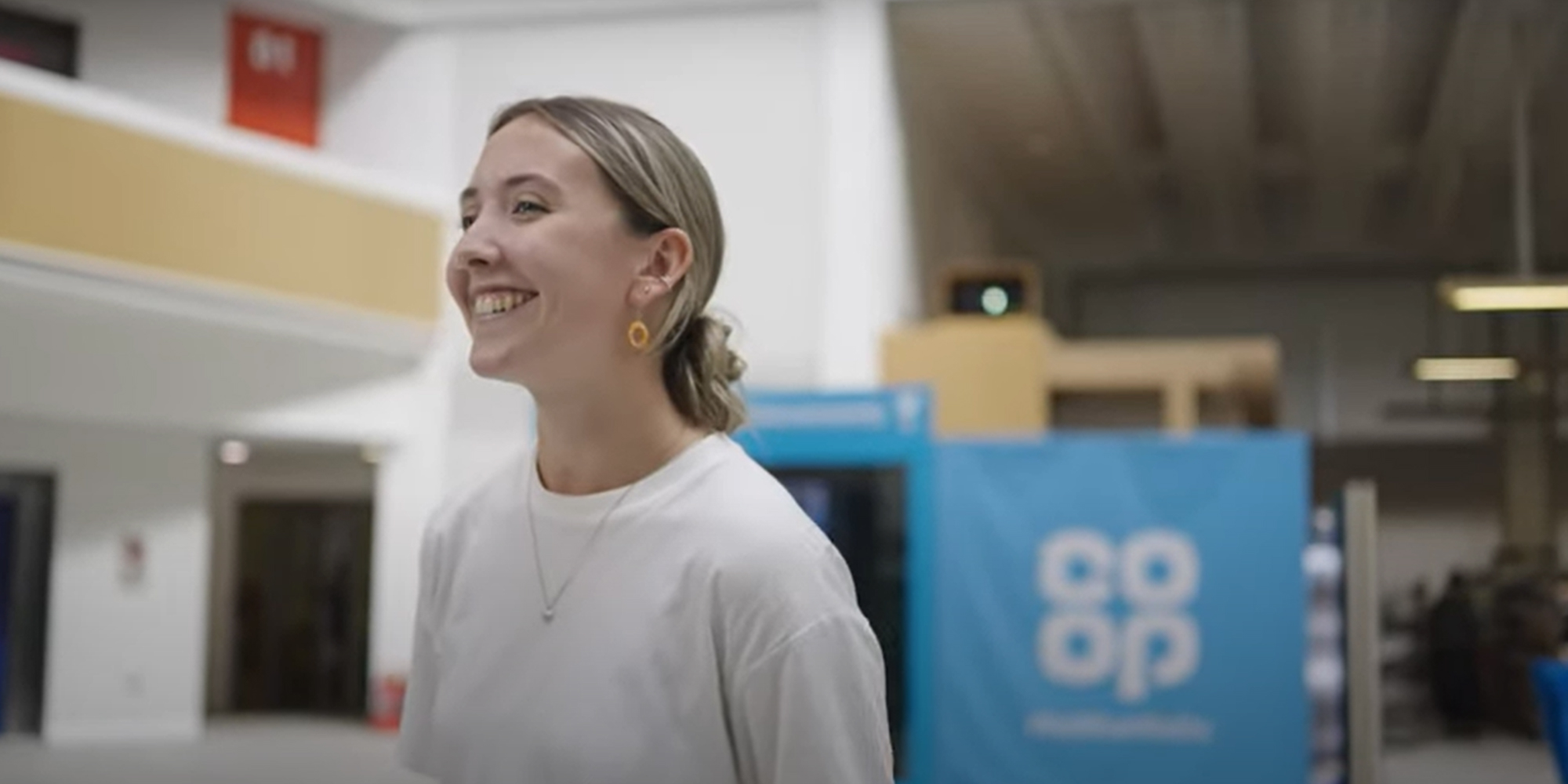 colleague smiling