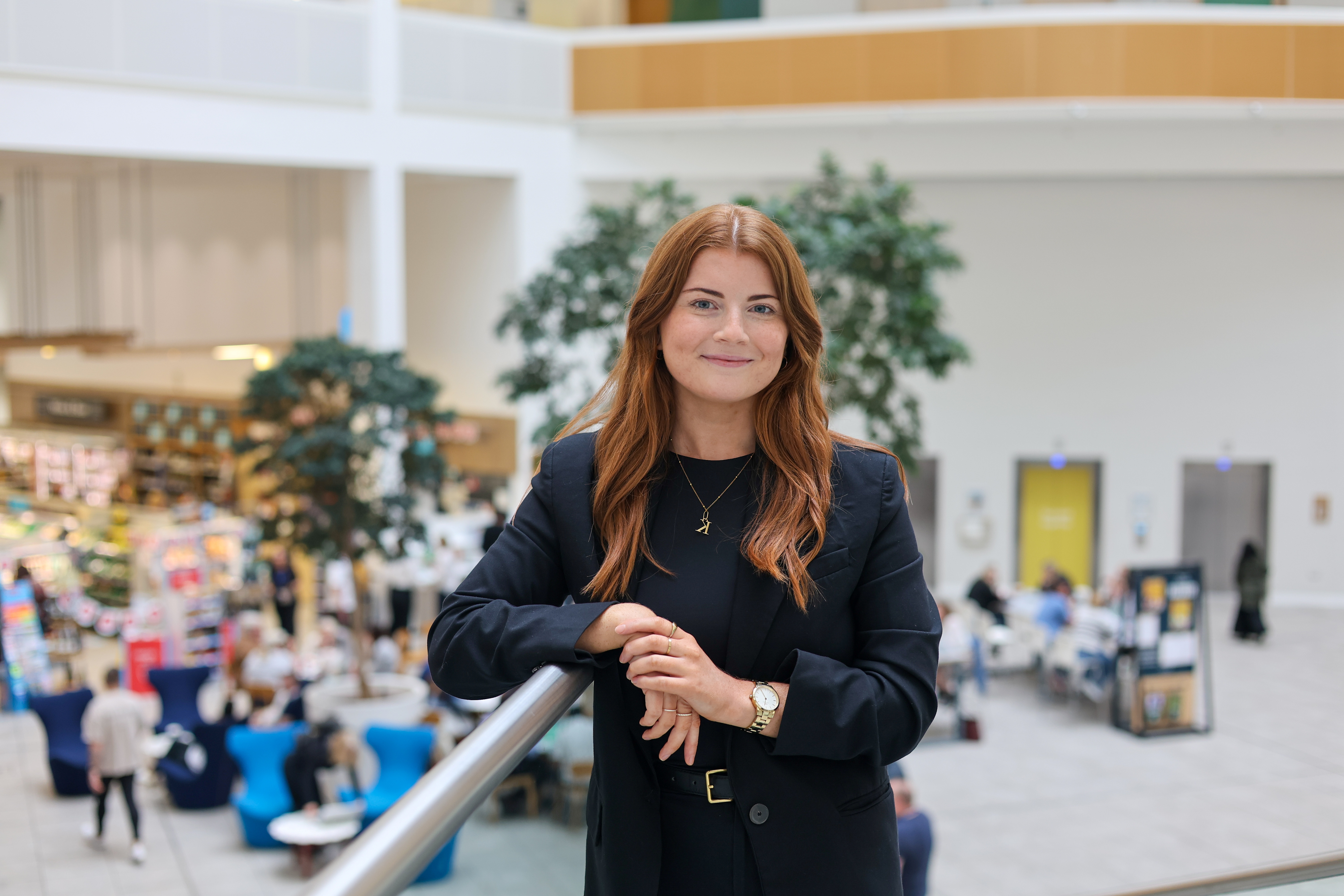 Katie Brown in Co-op's head office