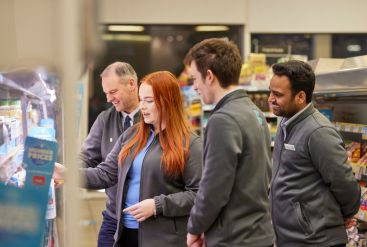 Co-op food store workers