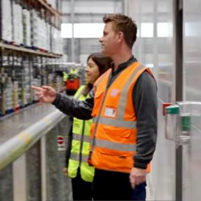 Video of Andrew who works in Logistics at Co-op