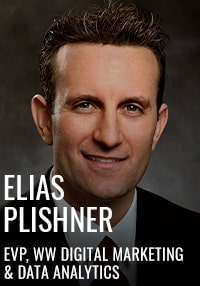 Elias Plishner EVP WW Digital Marketing and Data Analytics