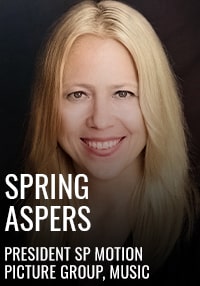 Spring Aspers, President Sony Pictures Motion Picture Group, Music