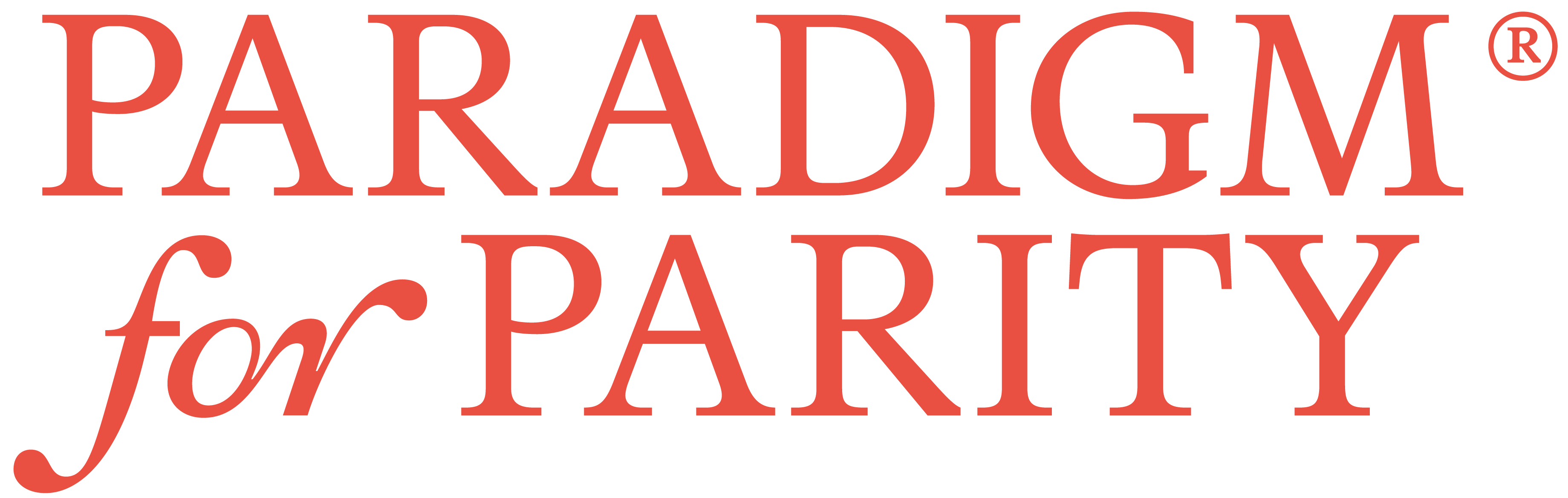 Paradigm for Parity Logo