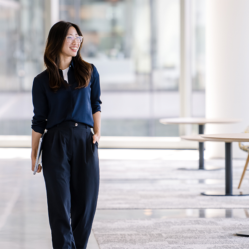 Employee with Laptop