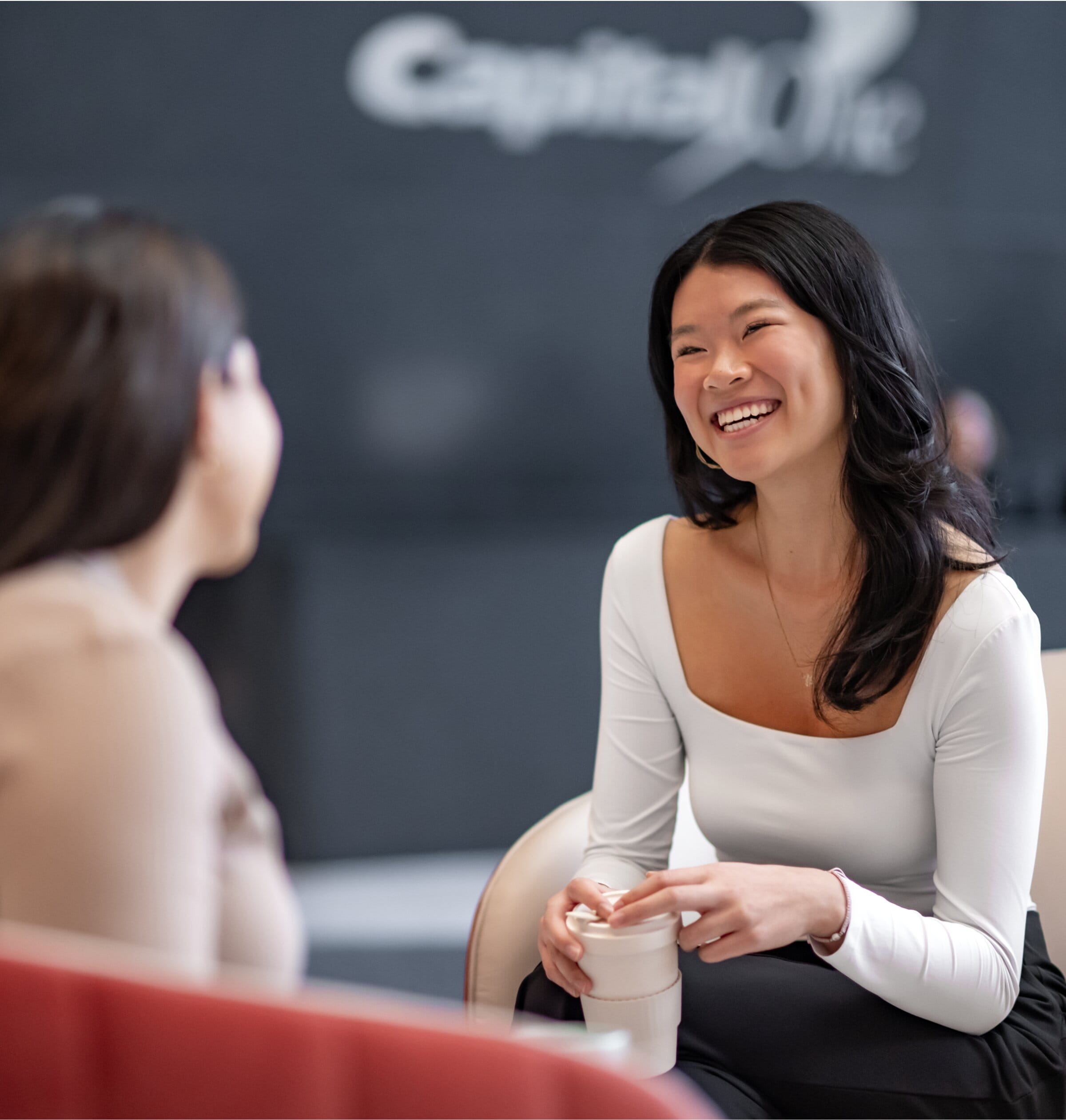 Two Women Laughing