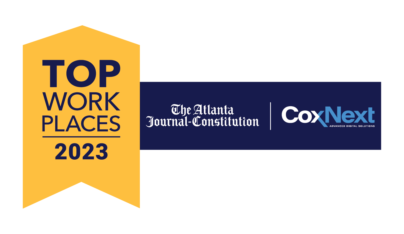 Capital One award from The Atlanta Journal-Constitution and CoxNext for 2023 Top Workplaces