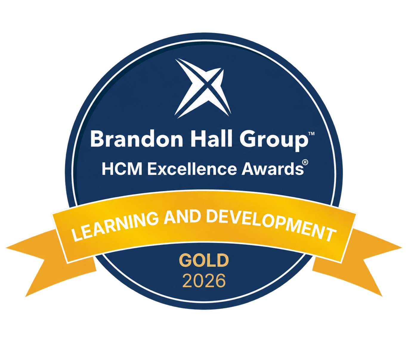 Brandon Hall Group Learning and Development Gold Badge award