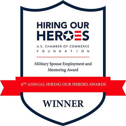 Hiring Our Heroes Military Spouse Employment and Mentoring Award Winner