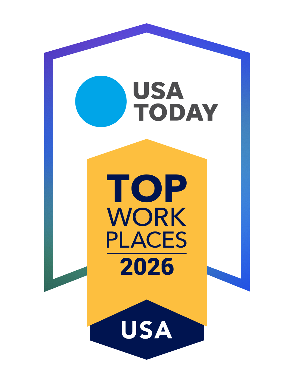 USA Today Top Work Places 2026 USA award