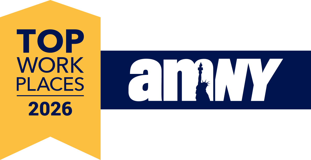 Top Work Places 2026 by amNY award
