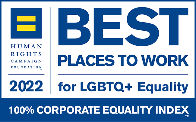 Best Places to Work IGBTQ 2022 Award