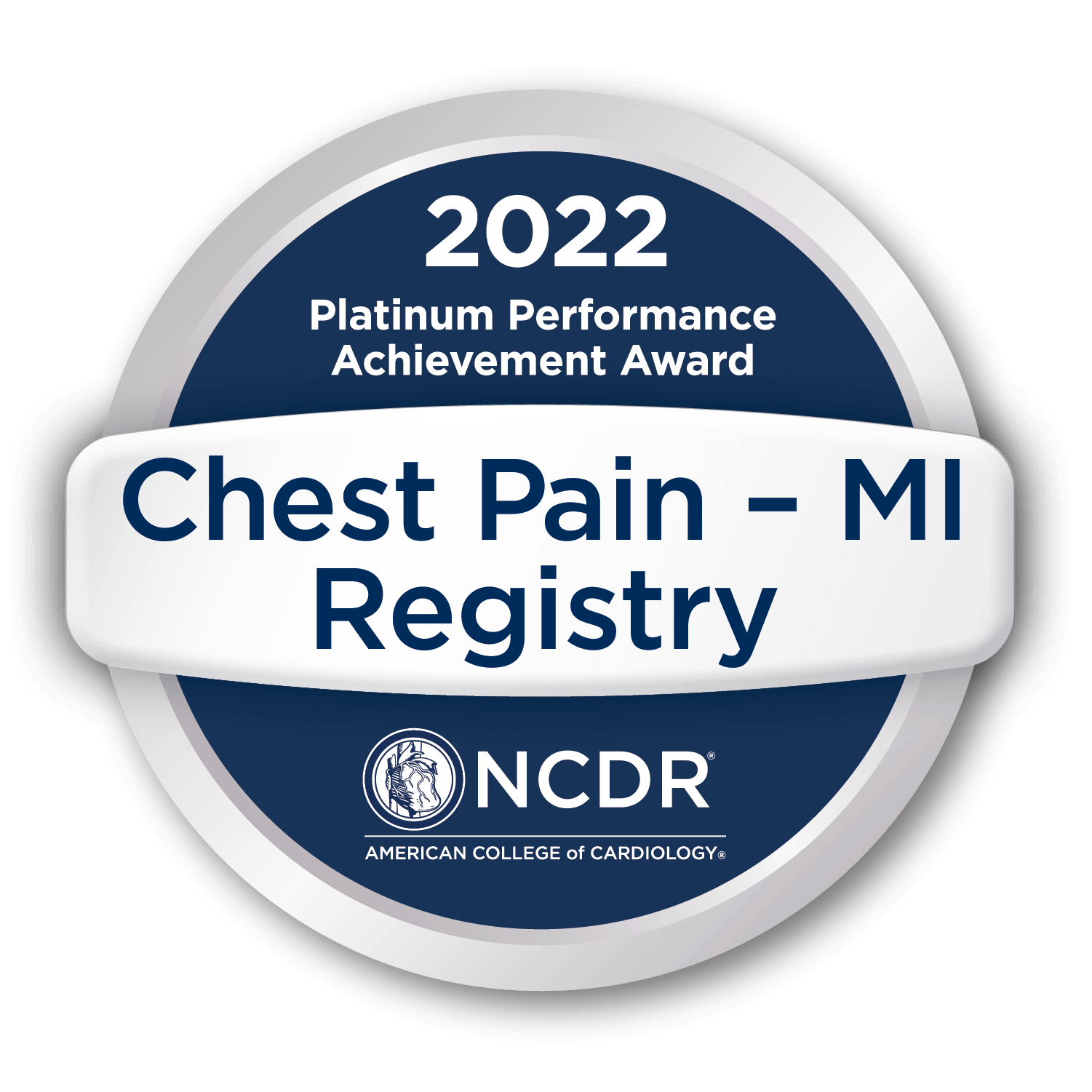 2022 Platinum Performance Achievement Award Chest PainMI Registry